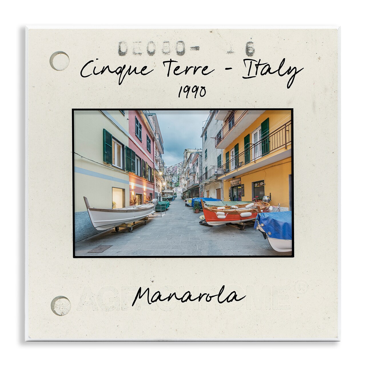 Stupell Industries Vintage Travel Italy View Wall Plaque Design by Danita Delimont